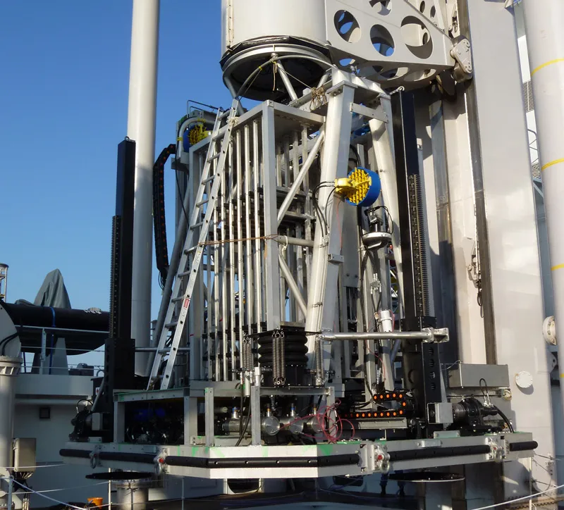 ABMS seafloor lander drill featured wireline coring technology, integrated power and telemetry systems